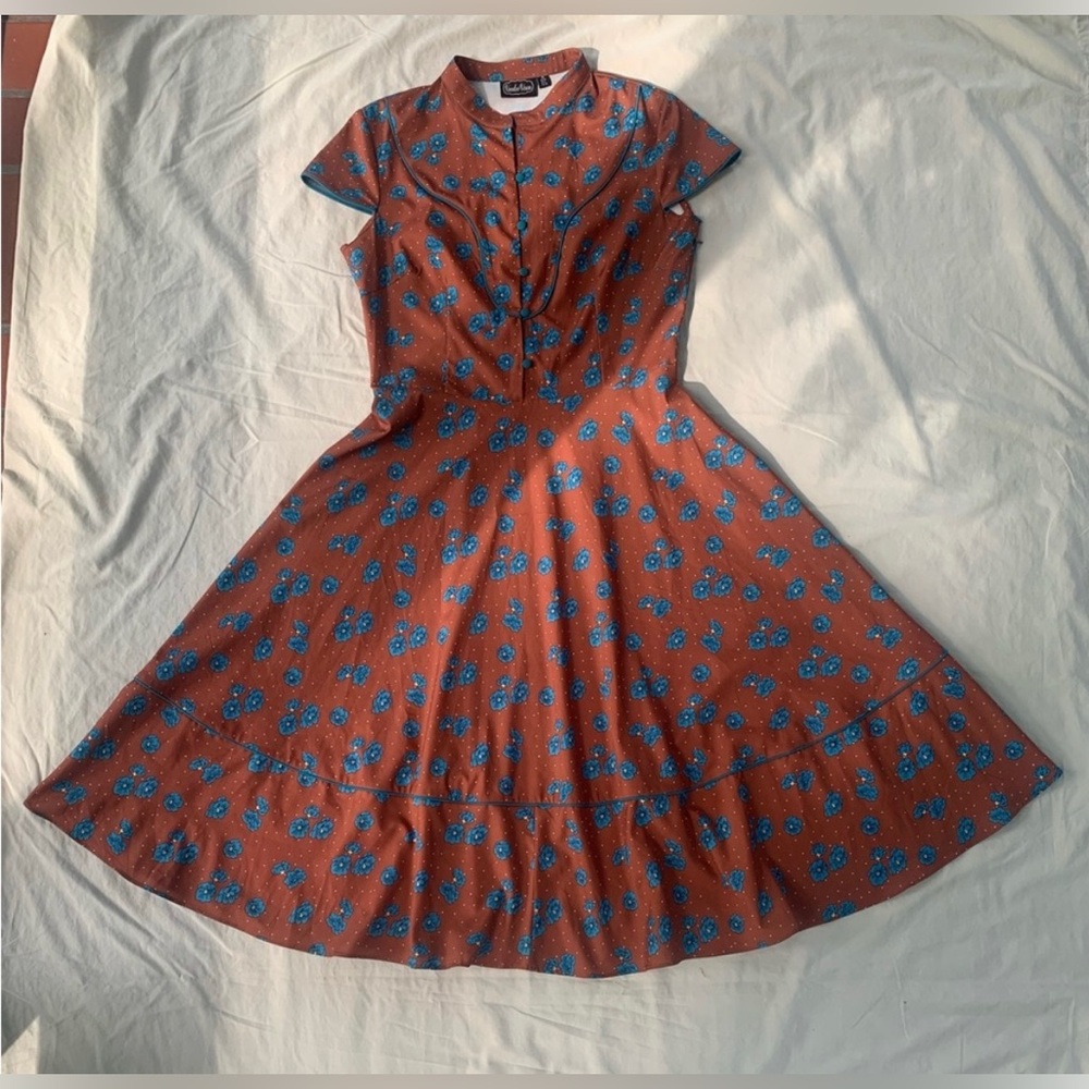 Voodoo Vixen western pinup dress size medium